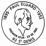 Cachet de Paul Eluard 1895-1952 Cachet de Paul Eluard 1895-1952