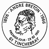Cachet de André Breton 1896-1966 Cachet de André Breton 1896-1966