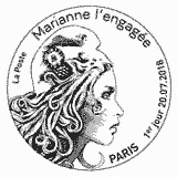 Cachet de Marianne d Cachet de Marianne d