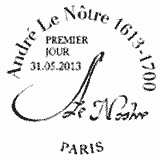 Cachet de André Le Nôtre 1613-1700 Versailles Cachet de André Le Nôtre 1613-1700 Versailles