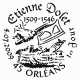 Cachet de Etienne Dolet 1509 - 1546