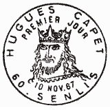 Cachet de Hugues Capet élu Roi de France