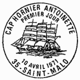 Cachet de Cap Hornier « L Cachet de Cap Hornier « L