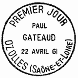 Cachet de Paul Gateaud 1889-1944 Cachet de Paul Gateaud 1889-1944