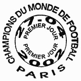 Cachet de Bloc-feuillet du championnat du Monde de Football Cachet de Bloc-feuillet du championnat du Monde de Football