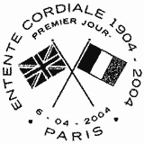 Cachet de Entente Cordiale 1904-2004