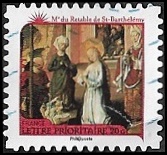 Maître du Retable de Saint-Barthélemy
(fin XVe-début XVIe siècle)
Adoration de l'Enfant