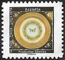 Assiette Production Sèvres - Château de Fontainebleau