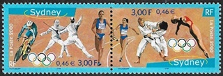 Jeux Olympiques de Sydney 2000 Paire de timbres