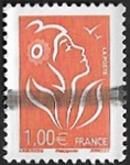 Marianne de Lamouche - 1,00€ Orange (phil@poste)