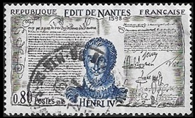 L'Édit de Nantes - 1598 Henri IV (1553-1610)