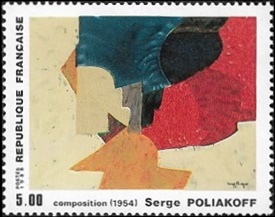 Serge Poliakoff - composition (1954)