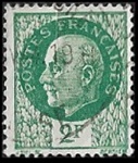 Maréchal Pétain - 2F vert type Bersier