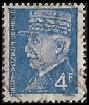 Maréchal Pétain - 4F outremer type Lemagny (14x13)