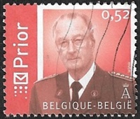 Roi Albert II en uniforme 0,52 euro