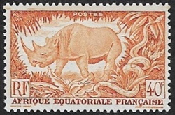Rhinocéros noir 40c