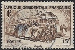 Trains à  la gare de Dakar