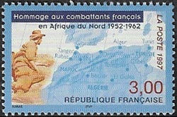 Hommage aux combattants français d'Afrique du Nord