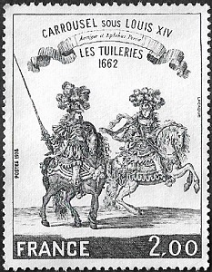 Carrousel sous Louis XIV  - Les Tuileries 1662