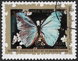 Bicentenaire des états-Unis - Papillon