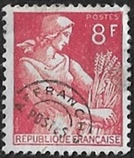 Type Moissonneuse 8 F brique - Préoblitéré