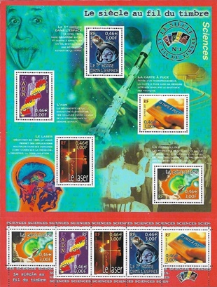 Le siècle au fil du timbre - Sciences