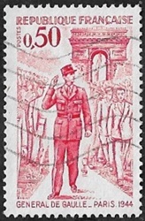 Général de Gaulle à Paris en 1944