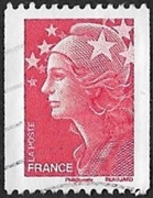 Lettre prioritaire 20g France rouge pour roulette