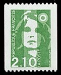 Marianne de Briat - 2F10 vert pour roulette