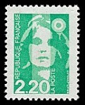 Marianne du Bicentenaire - 2F20 vert clair