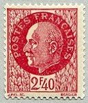 Maréchal Pétain - 2.40F vert type Bersier