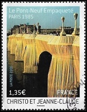 Christo et Jeanne-Claude - Le Pont-Neuf empaqueté Paris 1985