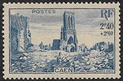 Caen ville martyre - Lééglise Saint Jean