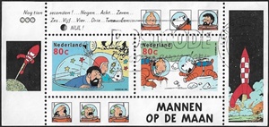 70e anniversaire de Tintin - Bloc-feuillet