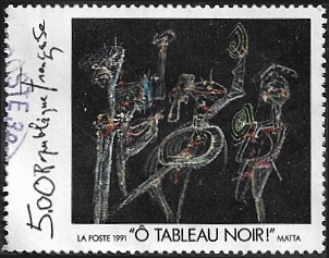 à” tableau noir de Roberto Matta