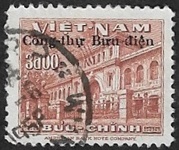 Poste générale de Saigon - surimprimé