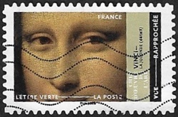 Léonard de Vinci - La Joconde (détail)