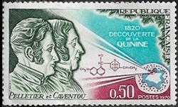 1820 Découverte de la quinine par Pelletier et Caventou