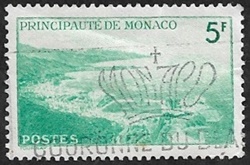 Routes de Monaco é vol d'oiseau