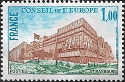 Le bâtiments du Conseil à  Strasbourg - 1,00