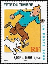 Tintin et Milou (surtaxe 0,60F)