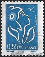 Marianne de Lamouche - 0,55€ Bleu
