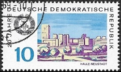 Quartier résidentiel à  Halle-Neustadt