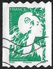 Marianne de l'Avenir - Lettre verte de 20 grammes